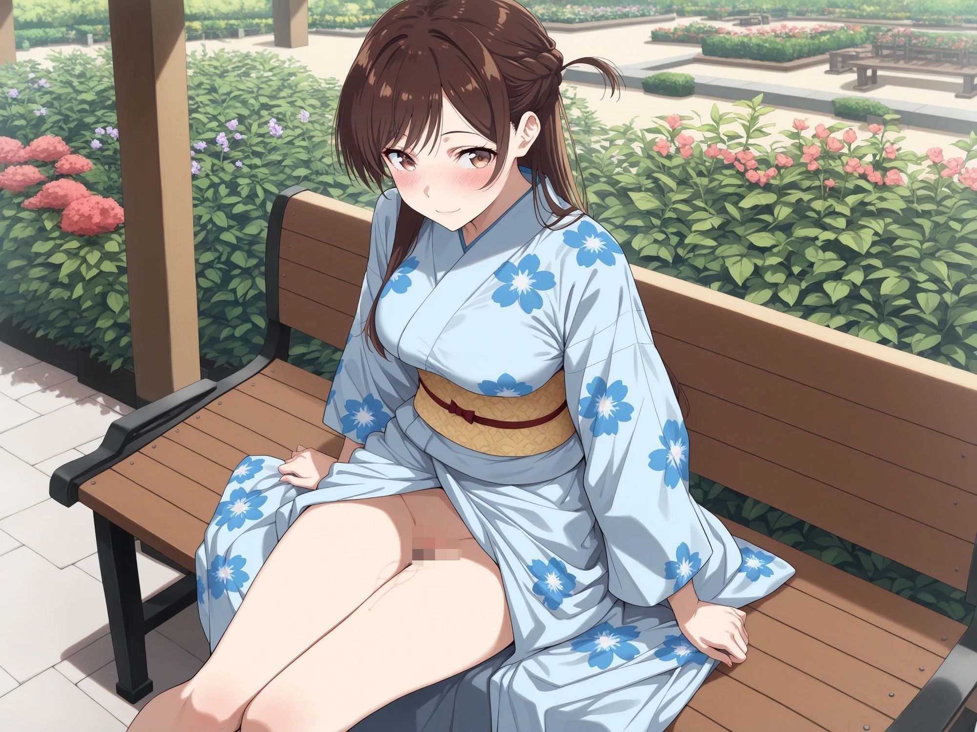 AIイラストCG集127  彼〇お借りします  水〇千鶴