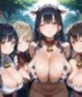 雨宿りしてたら、ケモミミ美少女に襲われました！485P