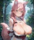 雨宿りしてたら、ケモミミ美少女に襲われました！485P