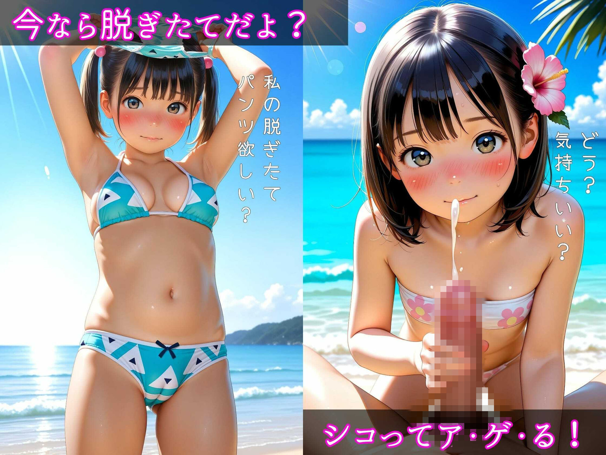 めちゃシコ！おんなのこヒミツ♪ビーチ編4