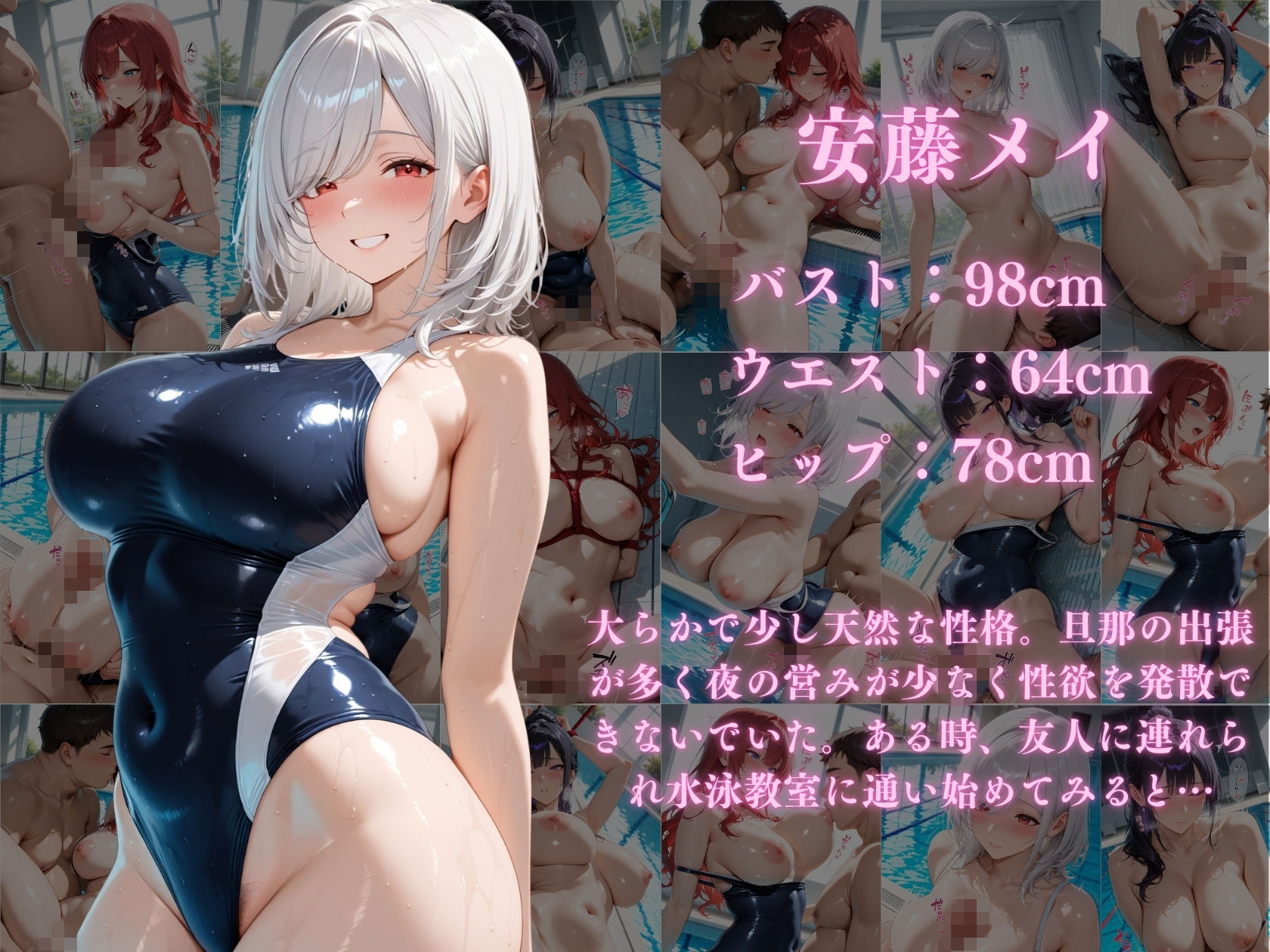 【無料エロ漫画】d_746889 三種の人妻 NTR(あいかも)