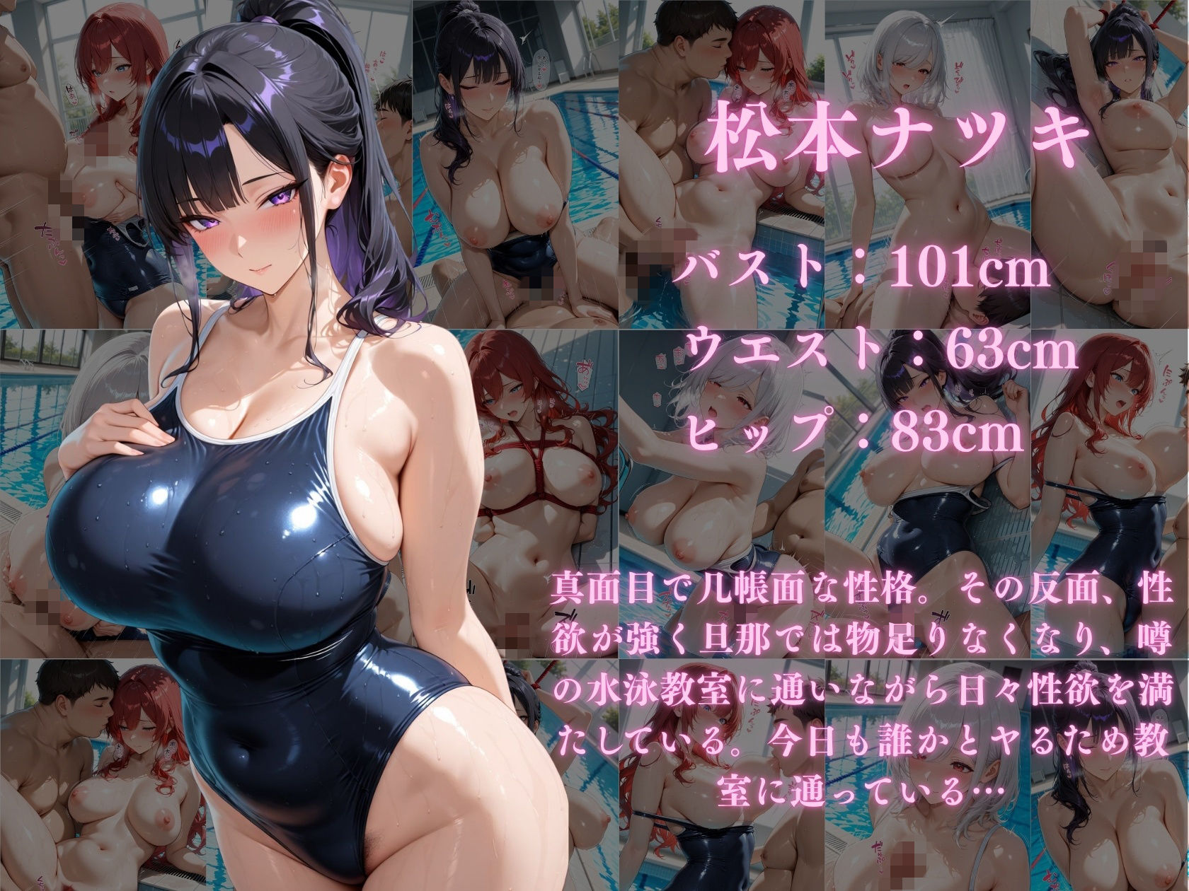 【無料エロ漫画】d_746889 三種の人妻 NTR(あいかも)