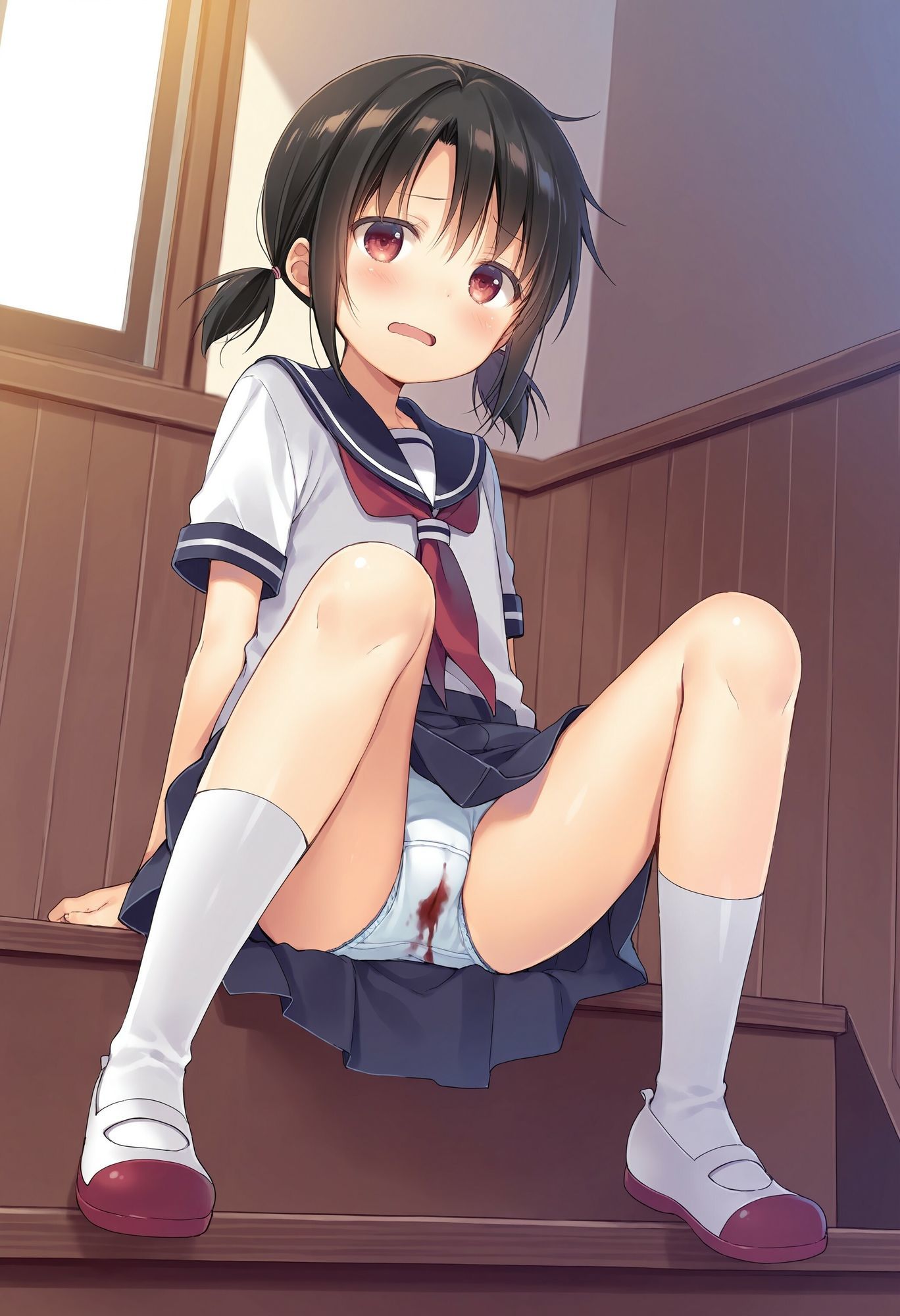 可愛い同級生の汚パンツ  生理編 画像7