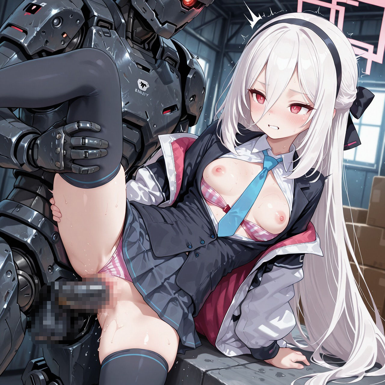 Fan fiction ブルアカ 天〇ケイ機械編 サンプル画像 2