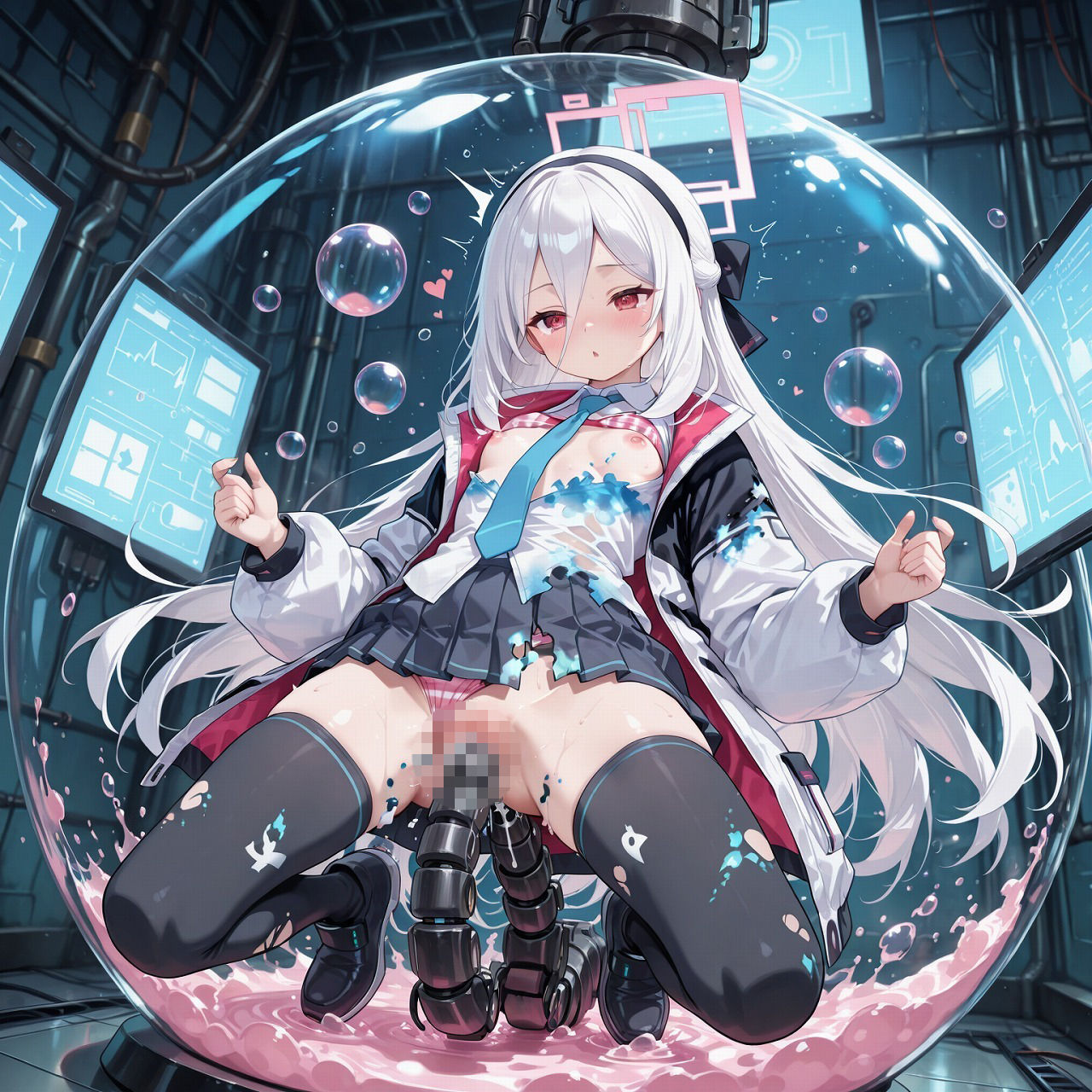 Fan fiction ブルアカ 天〇ケイ機械編 サンプル画像 6