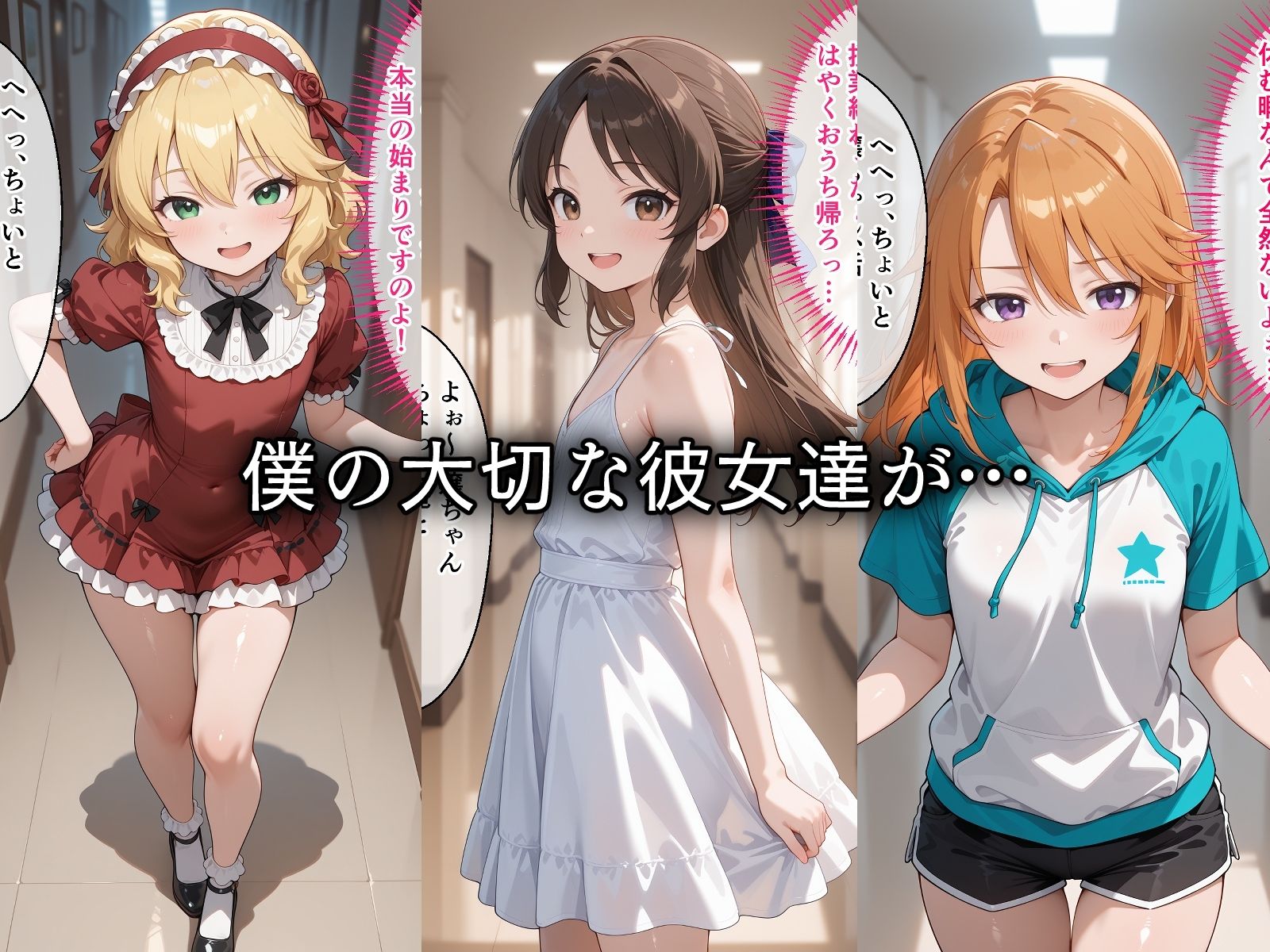 寝取られたアイドル志望の○○○たち～催〇アプリで種付け完了_1