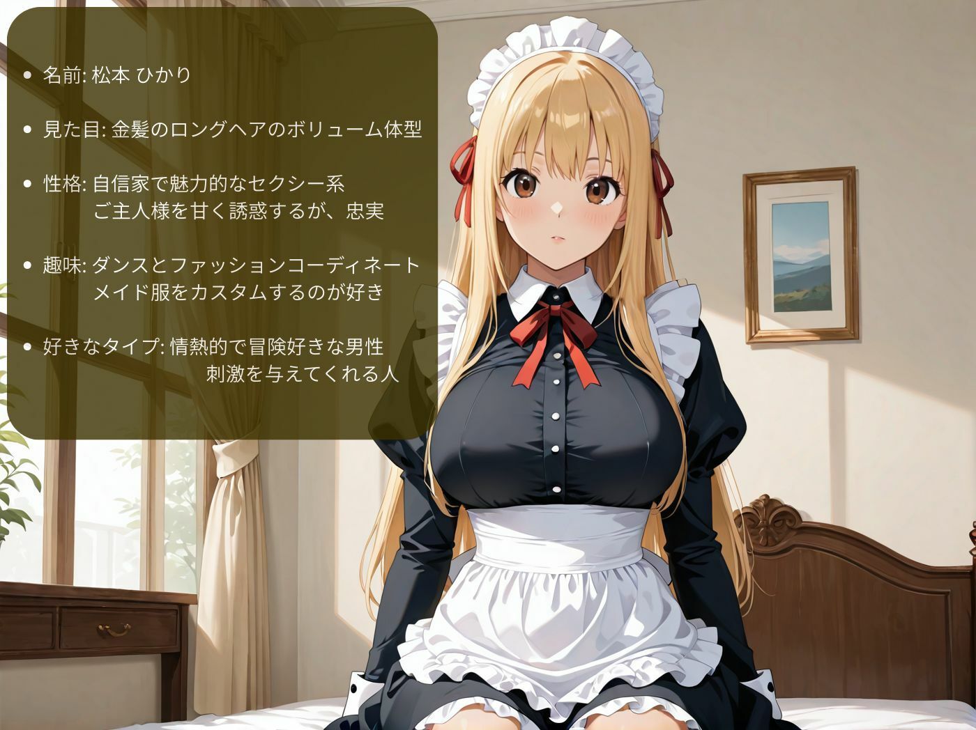 あまあま巨乳JKメイドの濃密ご奉仕タイム(はーと)【120fps/AI高画質】 画像4