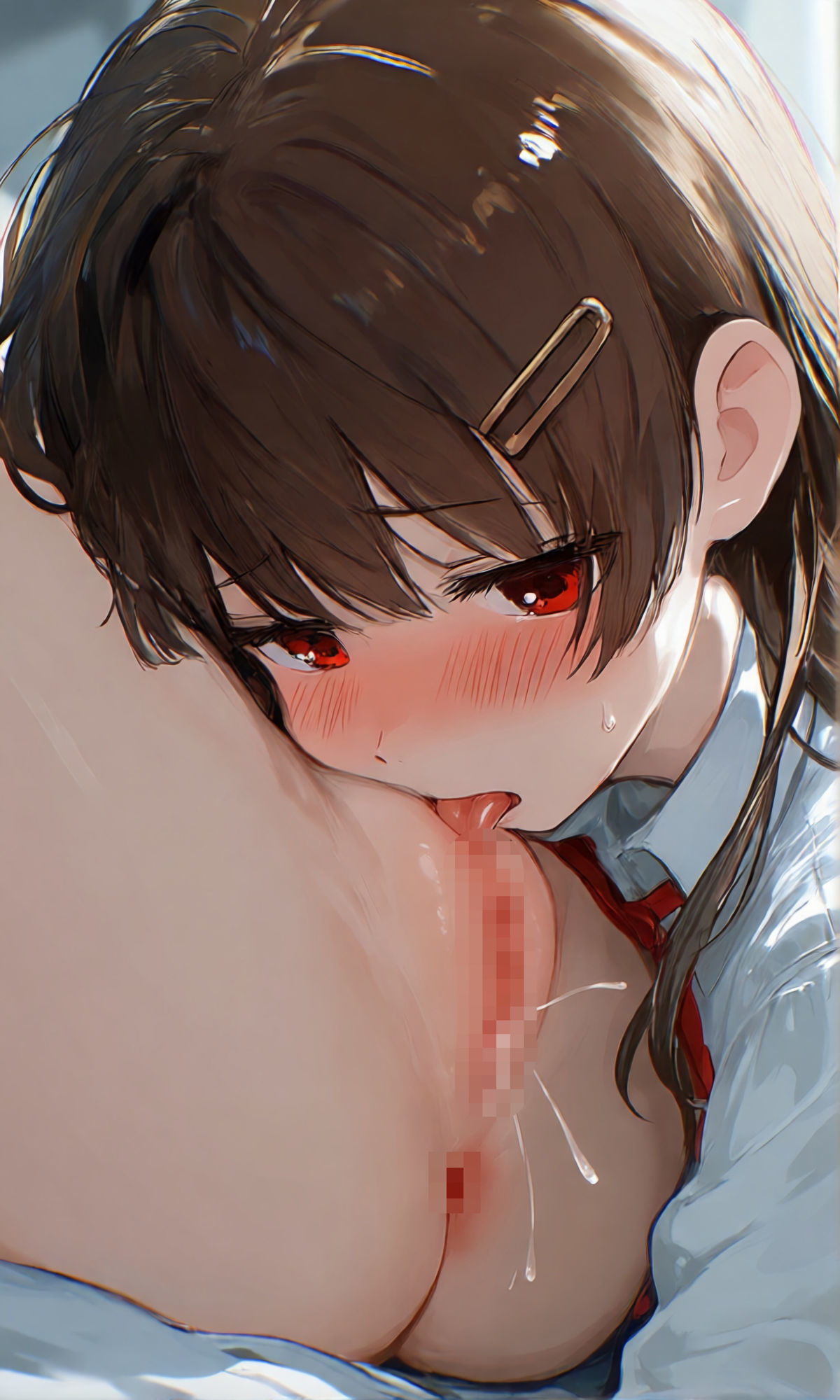 【百合】【クンニ】至近距離で味わい尽くす 画像1