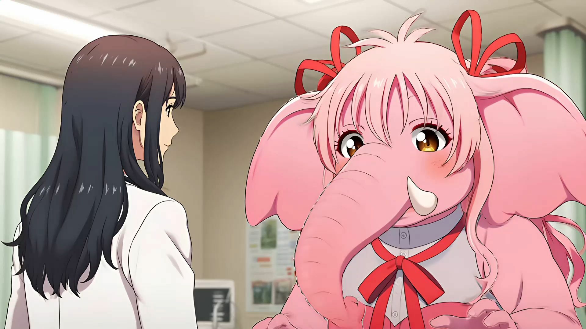 ピンクゾウのセクシーなくしゃみ！（MP4アニメーション）/ Pink Elephant’s Sexy Sneeze！ （MP4 Animation） 画像4