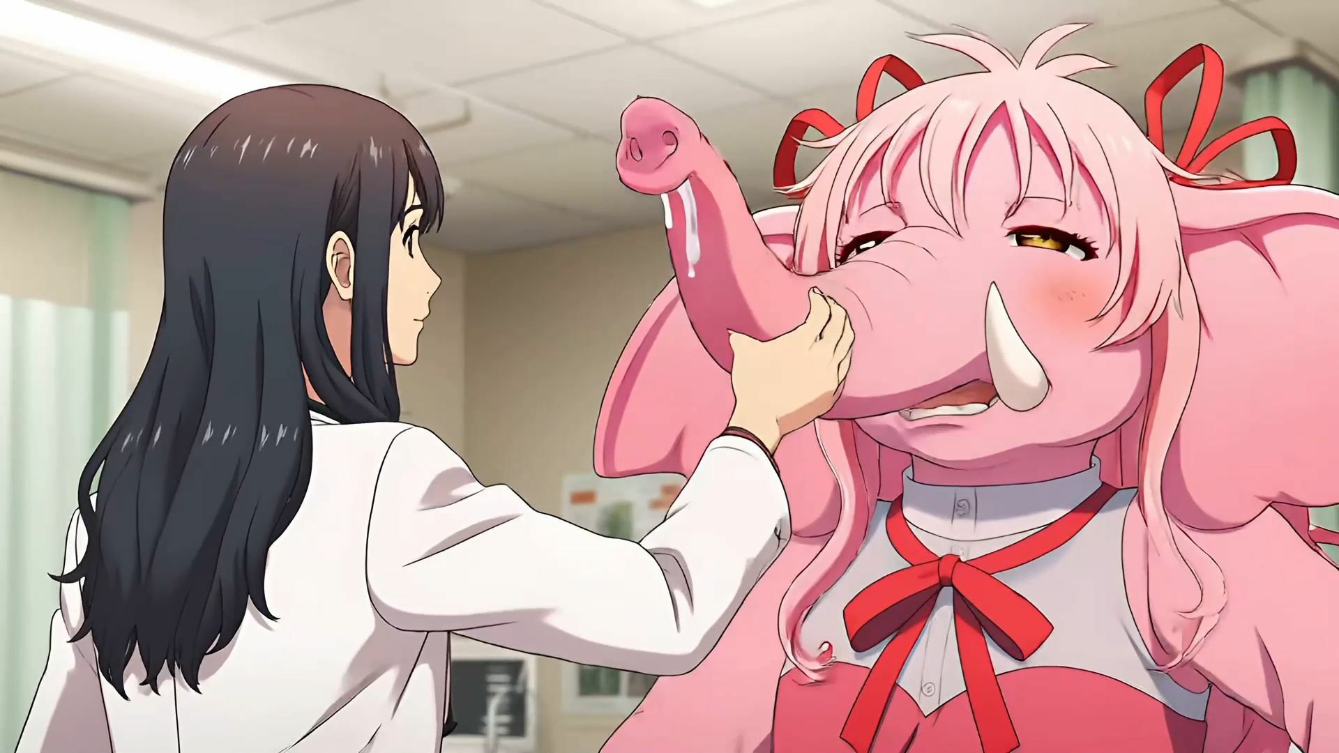 ピンクゾウのセクシーなくしゃみ！（MP4アニメーション）/ Pink Elephant’s Sexy Sneeze！ （MP4 Animation） 画像5