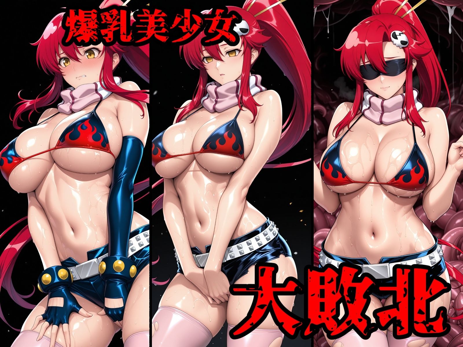 完全敗北爆乳美少女 ヨー〇・ニ〇 屈服するまでが変身ヒロインだ サンプル1