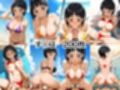 【総集編1000P】快楽堕ち巨乳ヒロイン、ビキニでSEX三昧