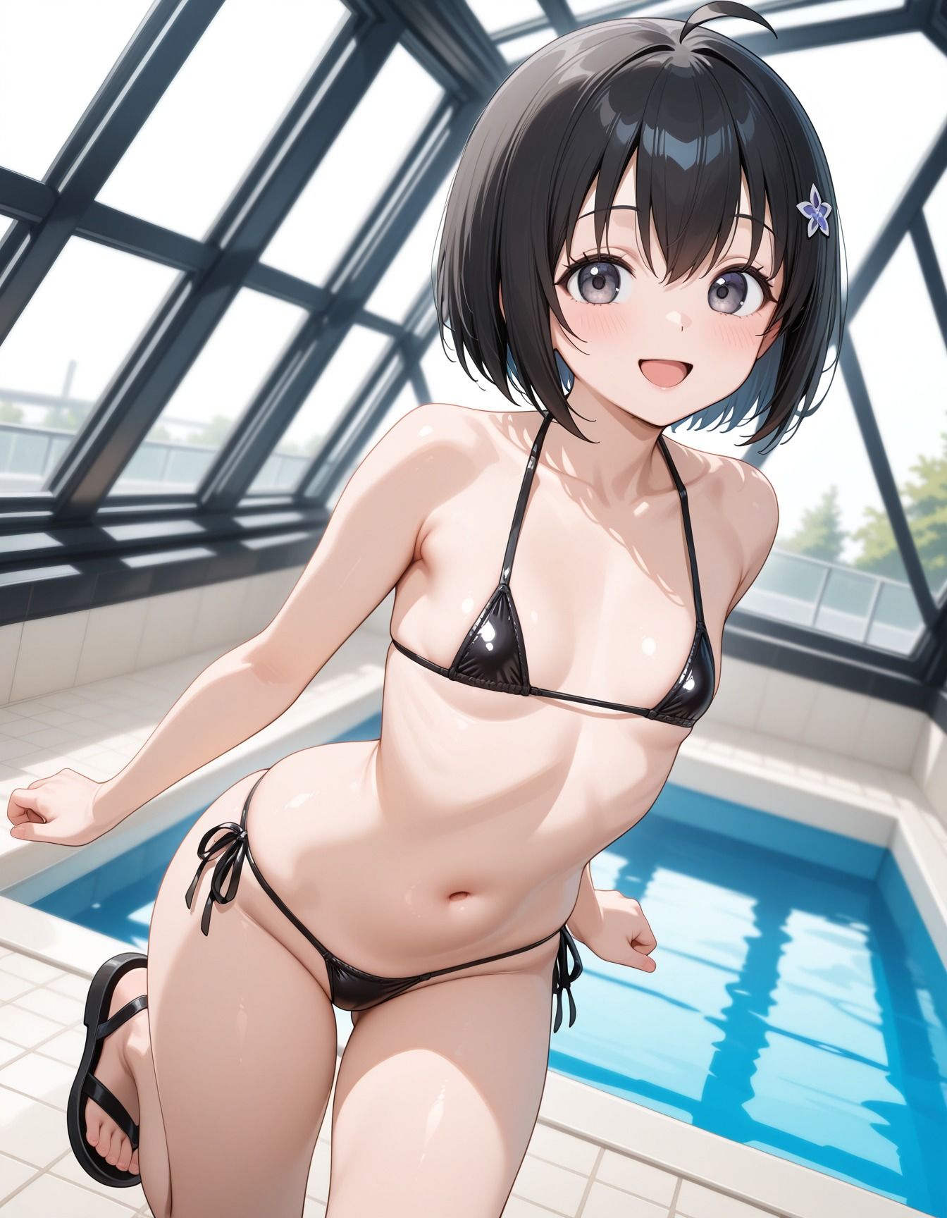 キモデブに犯●れた猫耳ビキニ少女1