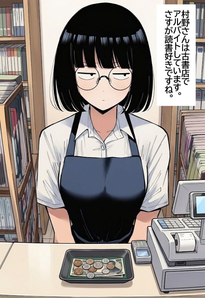 地味で眼鏡な図書委員女子に、無責任中出ししまくって孕ませる。 画像3