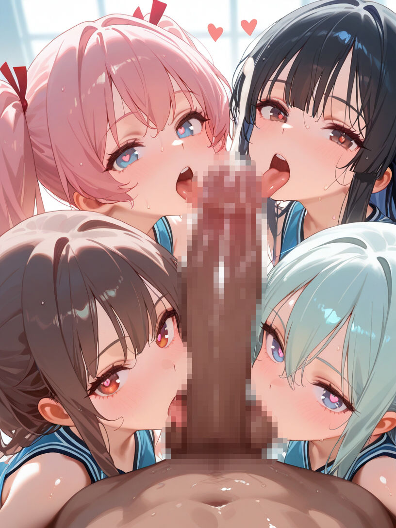 巨乳チアガールとハーレムエッチ7 サンプル5