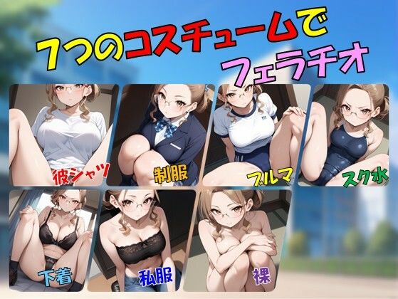 私立吹痴学園性活日記 -茶髪ギャルちゃん フェラチオ編- 画像1