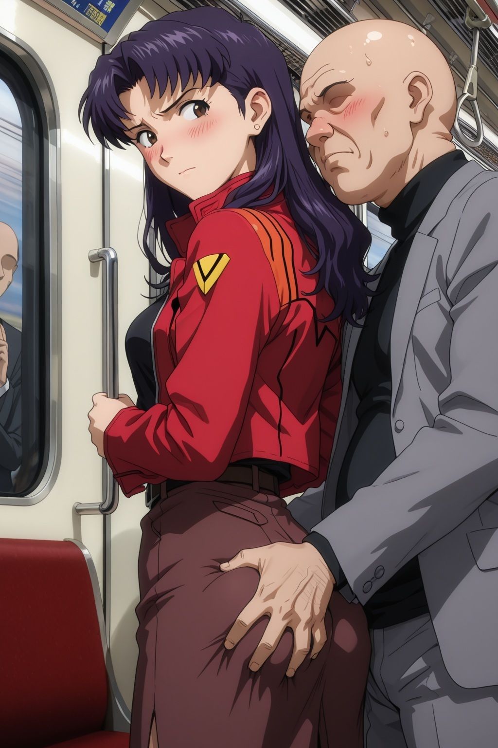 痴〇電車に堕ちたミサト 画像4