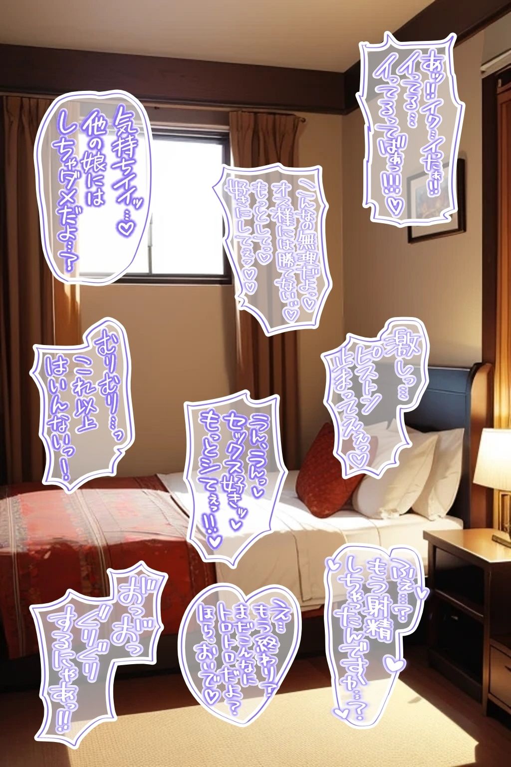 18禁マンガ・同人イラスト集に使える『エッチなカキモジ風ふきだし』素材集4 画像3