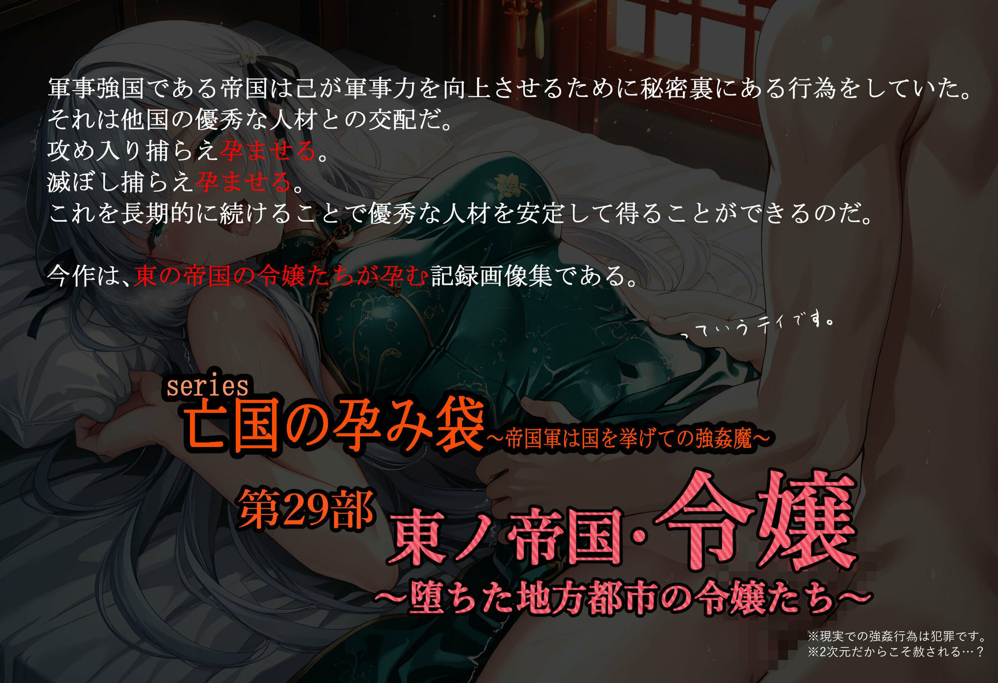 亡国の孕み袋  〜帝国軍は国を挙げての強●魔〜  第29部   東ノ帝国・令嬢 ー堕ちた地方都市の令嬢たちー 画像1