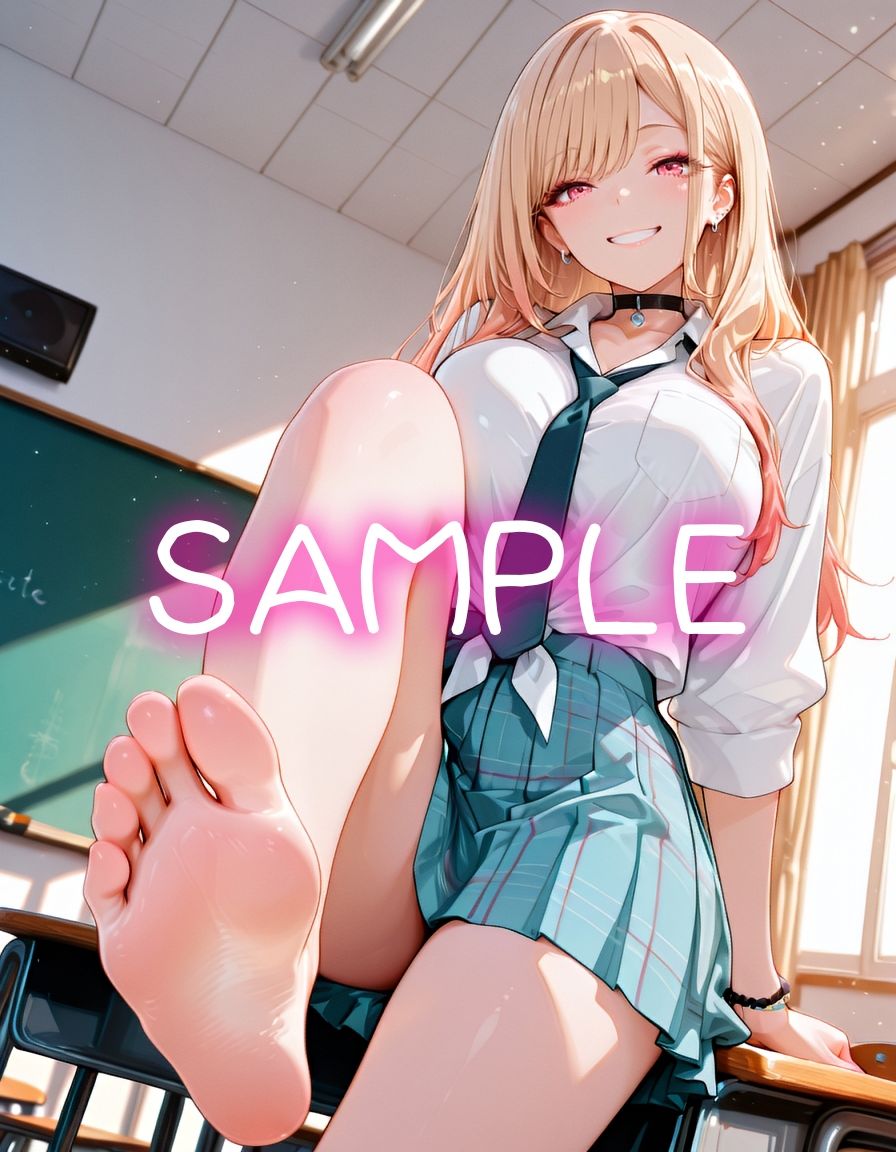 その巨乳ギャルは放課後の教室でたっぷり搾精してくれる。〜喜〇川海夢〜 画像1