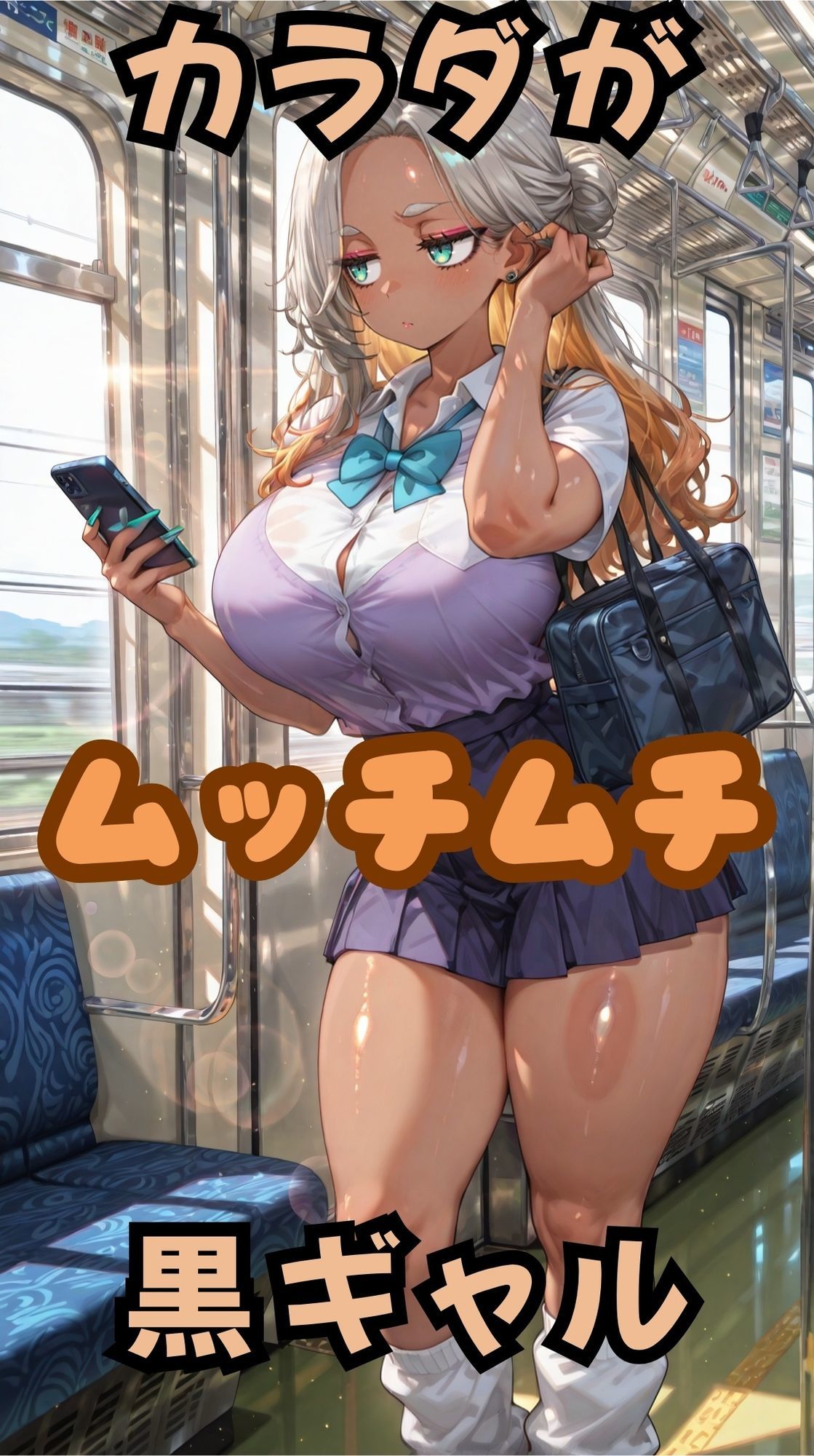 ムチムチ黒ギャルの普段のスガタとエロシチュ 画像1