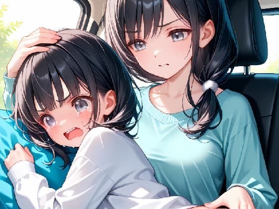 母/娘（オリジナルキャラクター）お尻叩きイラスト集