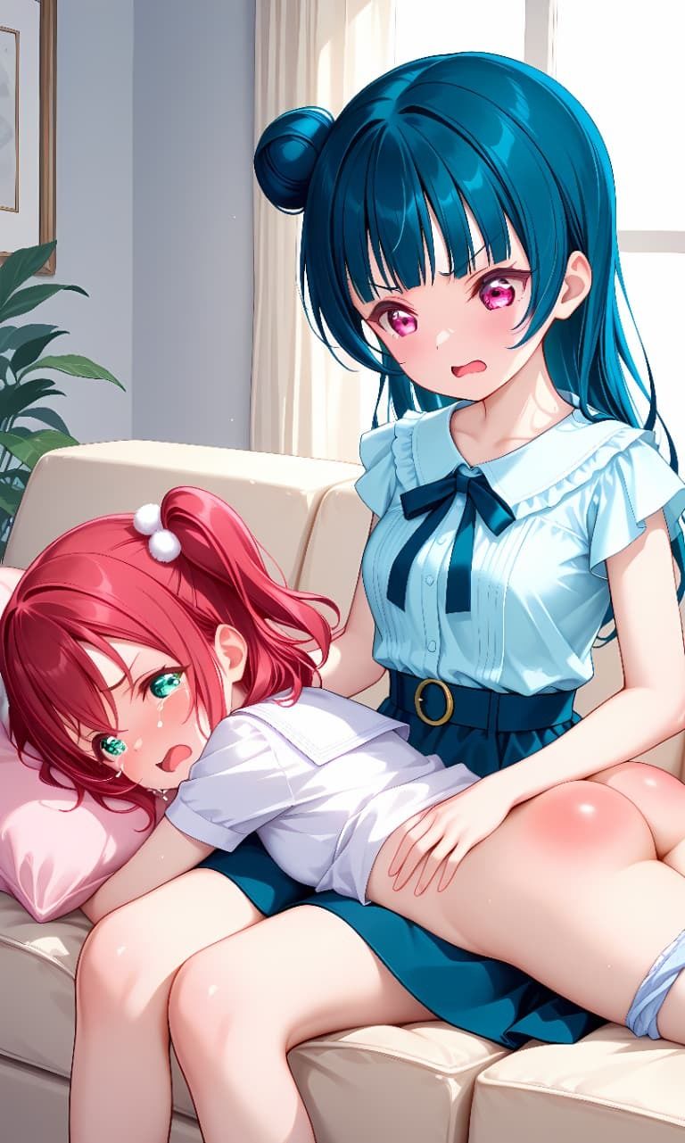 『ラブライブ！サンシャイン！！』 Aqours お尻叩きイラスト集 画像8