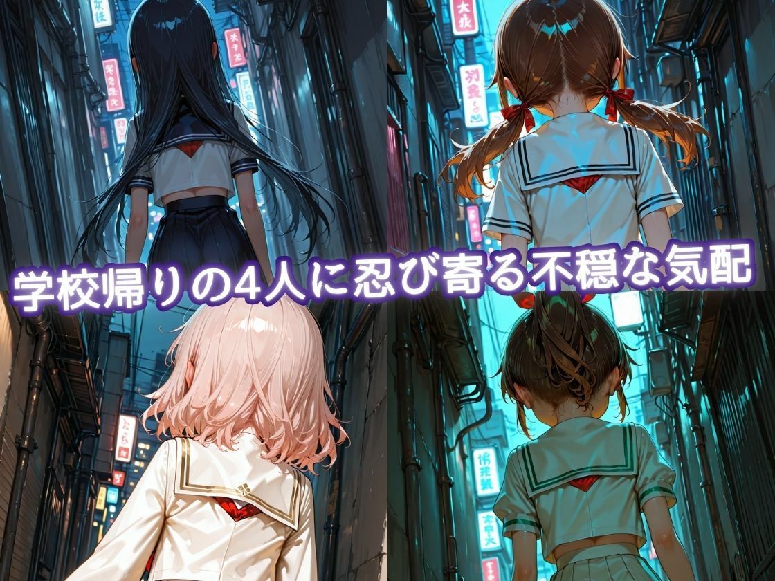 路地裏でレ◯プされた4人の少女〜ただ帰っていただけなのに〜 サンプル画像 6