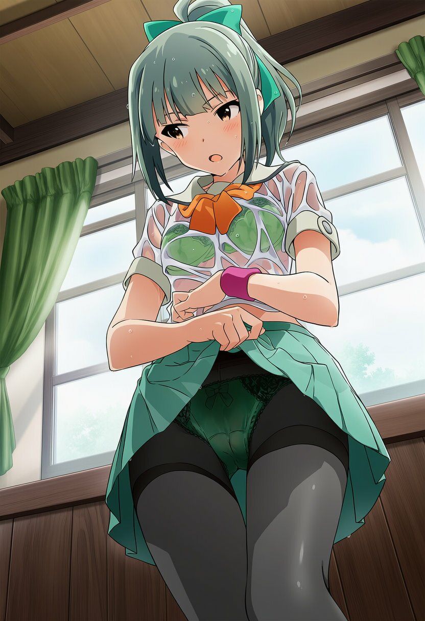 盗撮&濡れ透けフェチ特化 2020年代アニメ作画特集 艦隊少女たちの濡れ透け教室生着替え その1 -500枚を撮影- 画像4