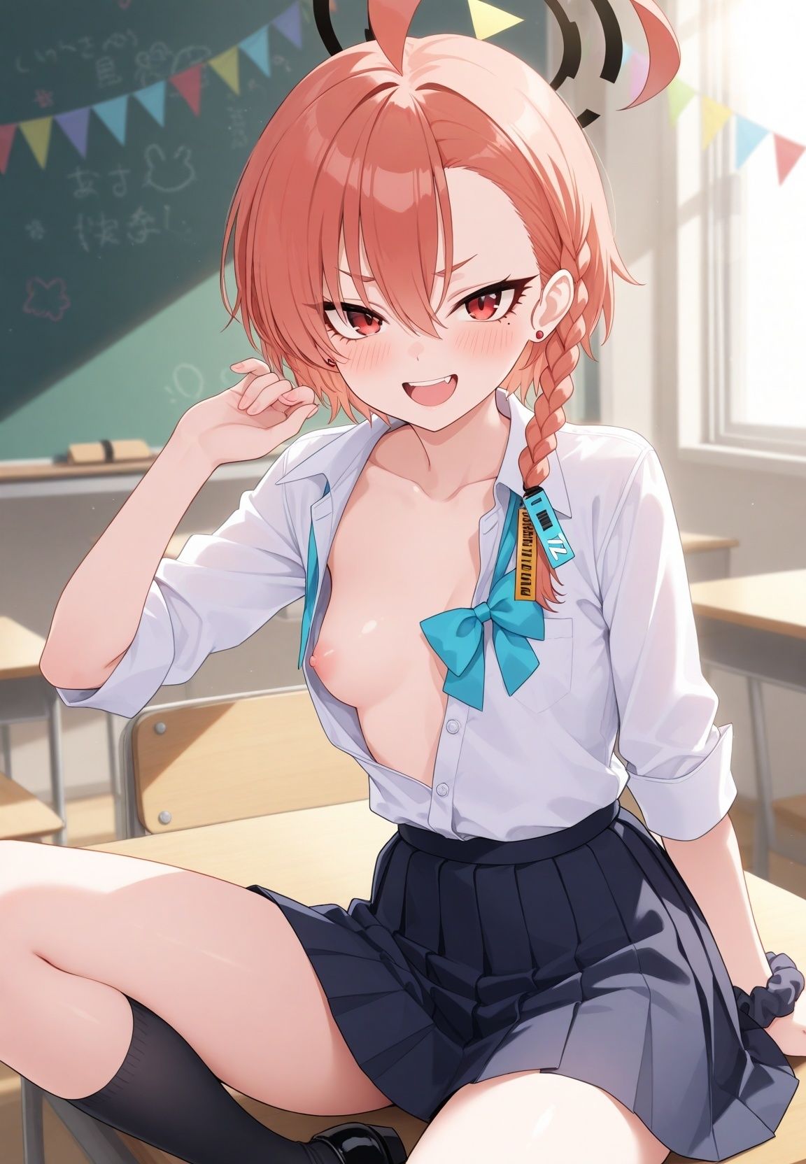 文化祭で清楚彼女が「クラス全員の孕ませ権利譲渡」で肉便器になるまで ブ〇ーアーカイブ Vol.2 画像10