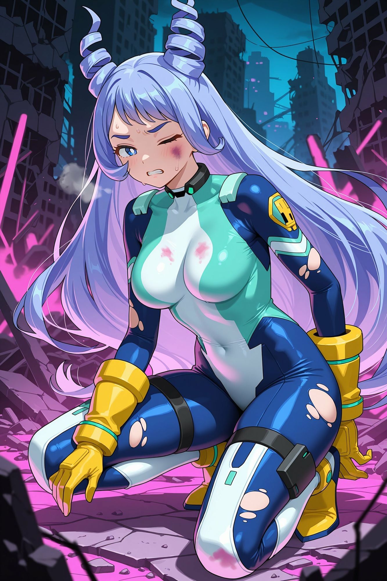 ヒーロー志望の少女たちが敗北の末に無様墜ちするまで【ヒ○アカ 八百万＆ねじれ篇】 画像5