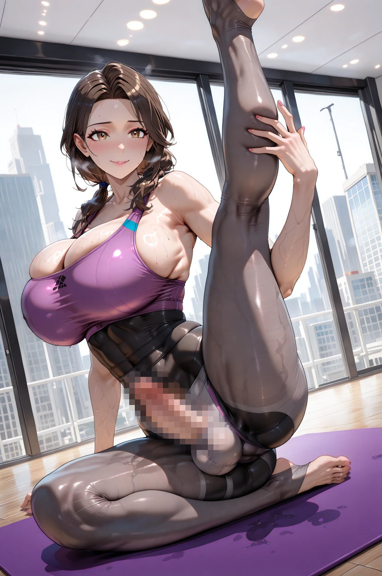 ふたなりヨガインストラクター 変態オ◯ニー編 画像2