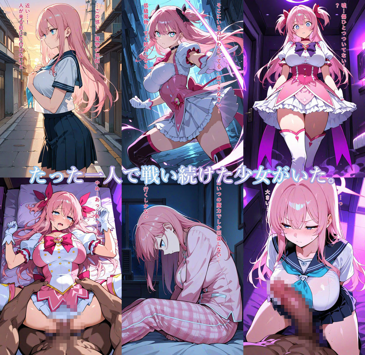 魔法少女リンネ堕落記録 ―精液中毒に堕ちるまで_0