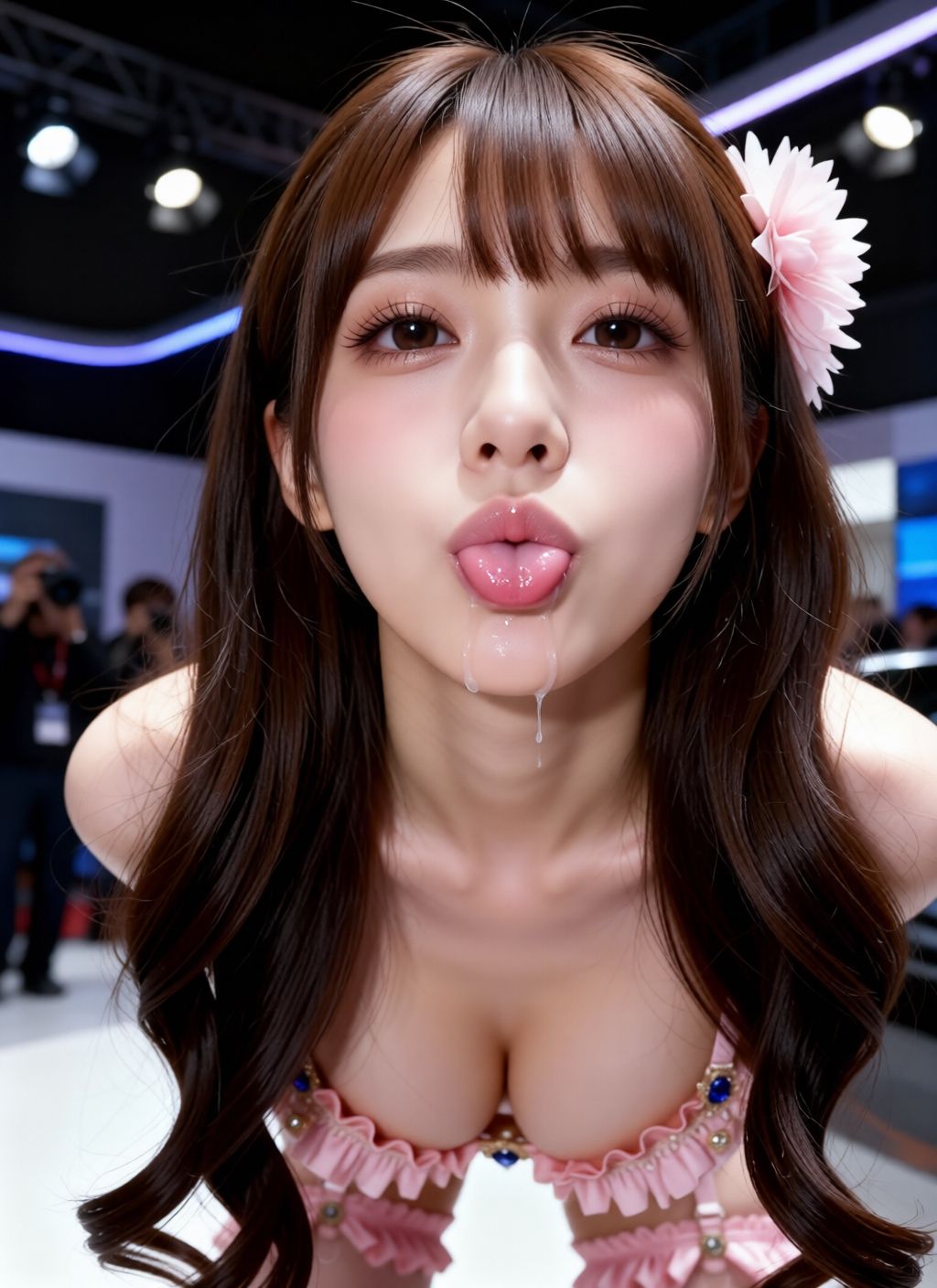 顔面フェチ  美少女達のドアップエロ顔  パパカツ女子  新体操  キャンペンガール  コスプレイヤー 画像8