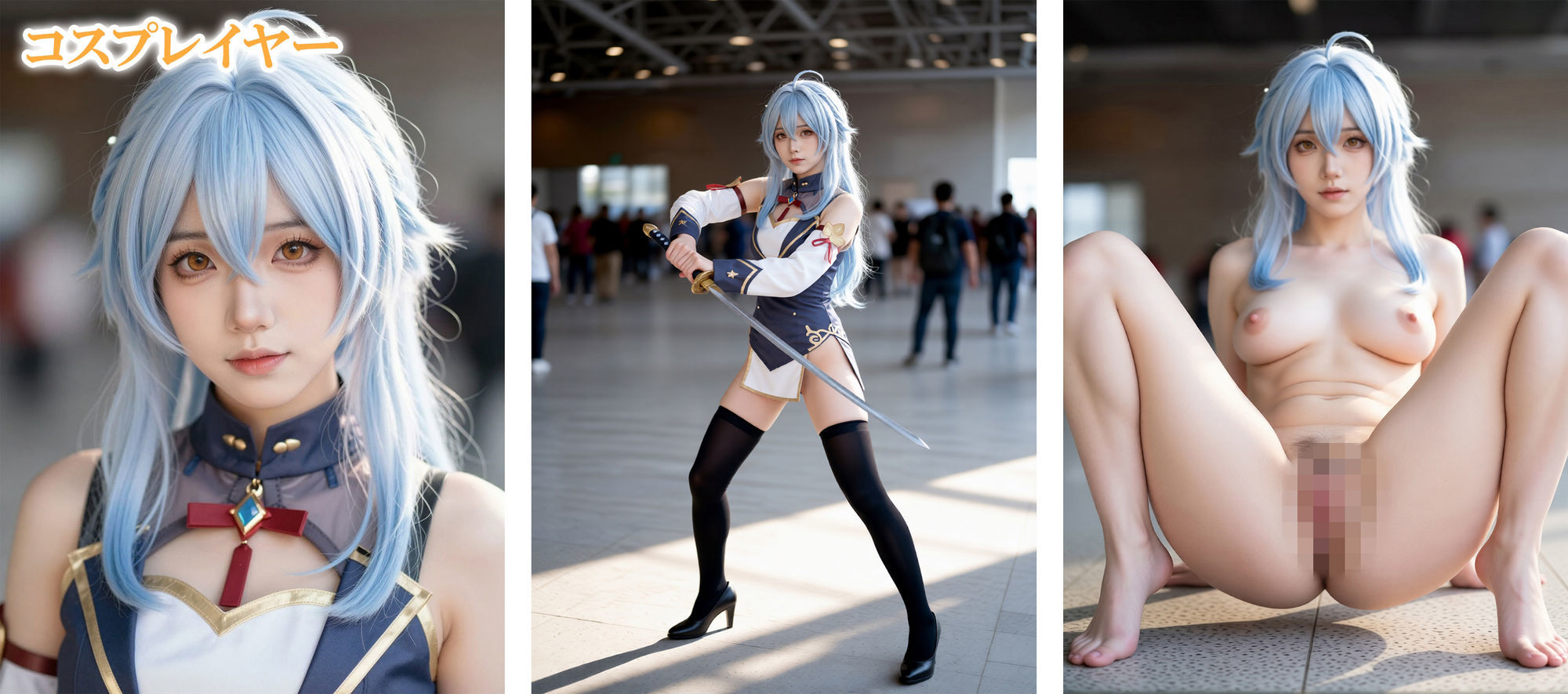 顔面フェチ  美少女達のドアップエロ顔  パパカツ女子  新体操  キャンペンガール  コスプレイヤー 画像9