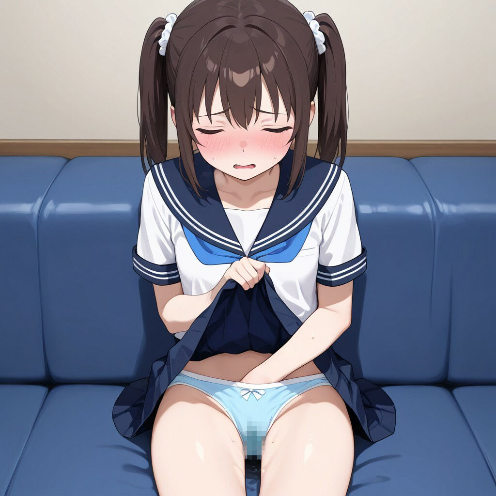 貧乳ツインテセーラー服オナニーコレクション サンプル画像 7