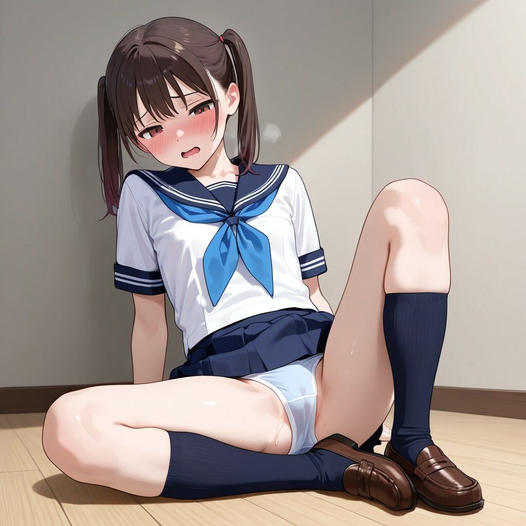貧乳ツインテセーラー服オナニーコレクション サンプル画像 8
