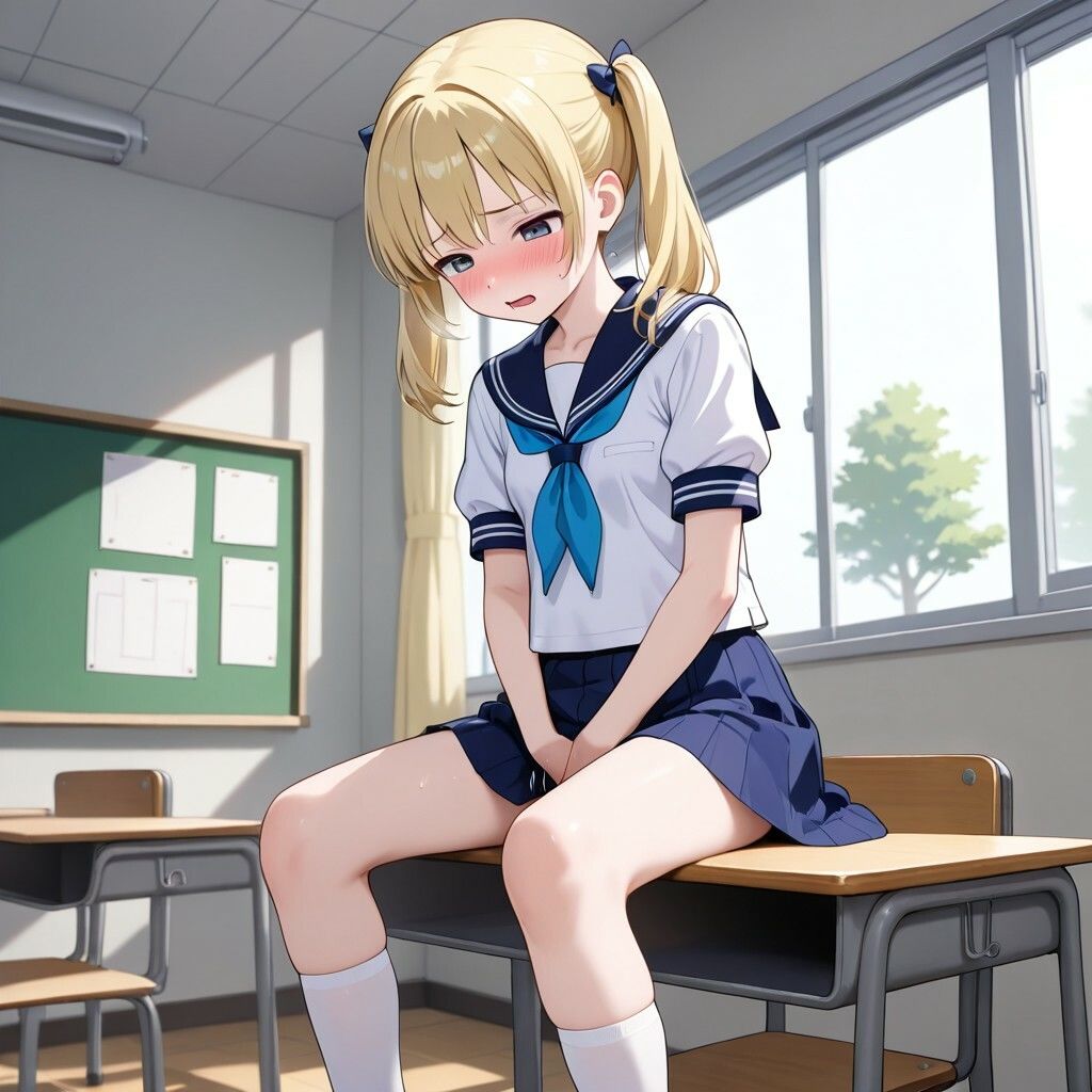 貧乳ツインテセーラー服オナニーコレクション サンプル画像 11