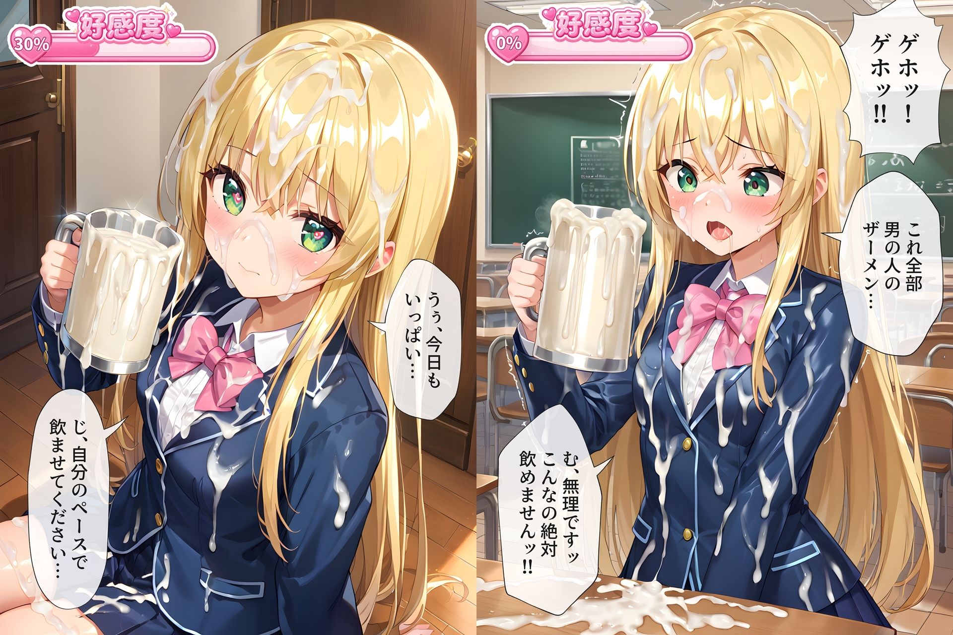 ザーメンジョッキのことが段々好きになっちゃう女の子たち 画像3