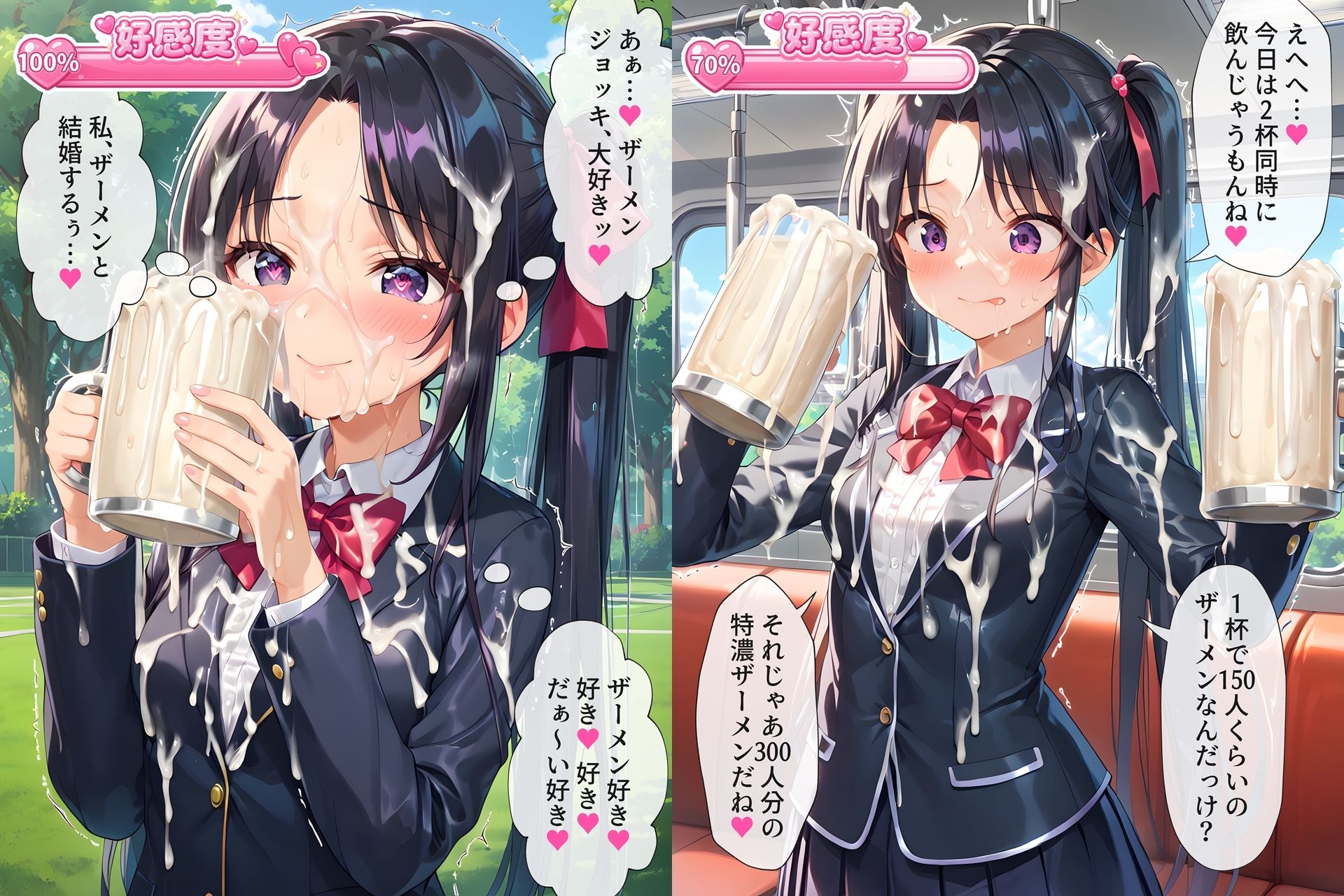 ザーメンジョッキのことが段々好きになっちゃう女の子たち 画像6