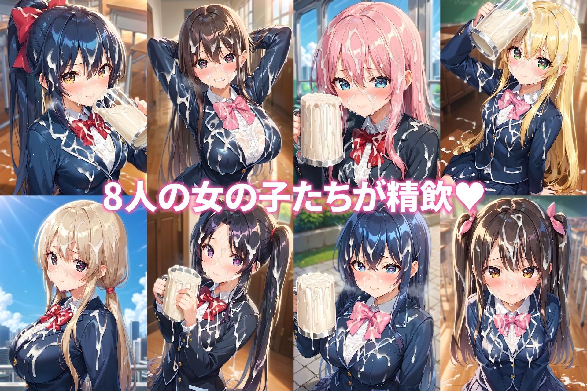 ザーメンジョッキのことが段々好きになっちゃう女の子たち 画像7