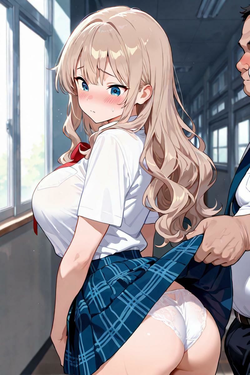 女子校生メス堕ち 〜栗色髪のお嬢様に種付け性指導〜 画像2