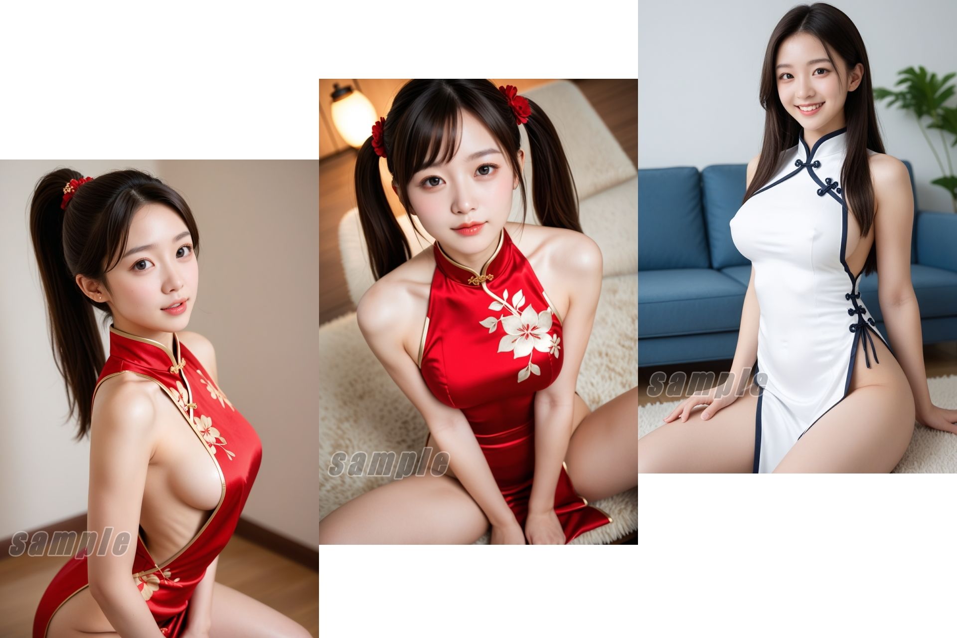 チャイナドレスを着たセクシー娘々 画像2