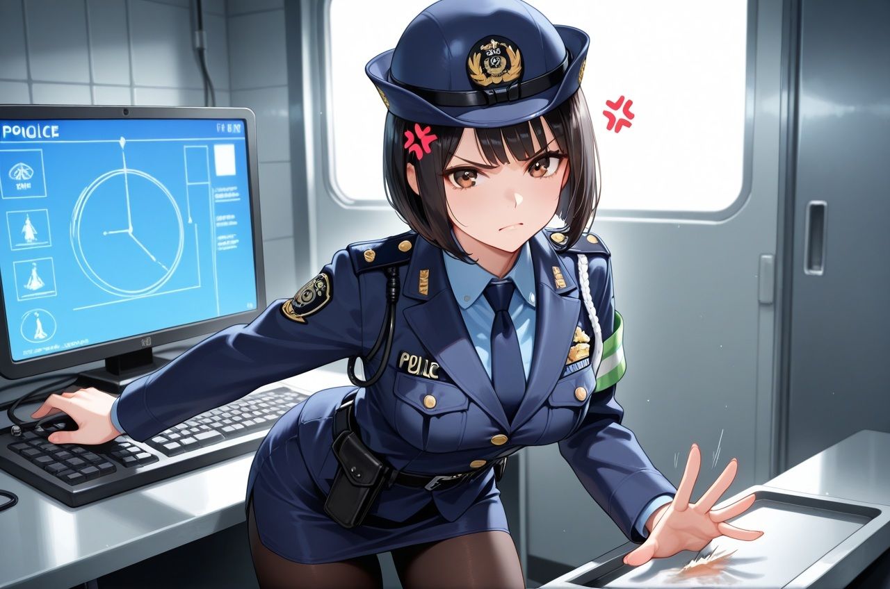 ザコ乳首ポリス 早苗さん その2 画像1