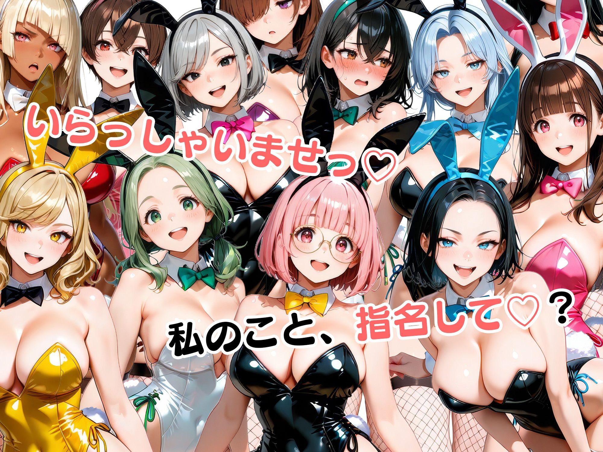 お店で即ヤレる12人の爆乳バニーガール サンプル10