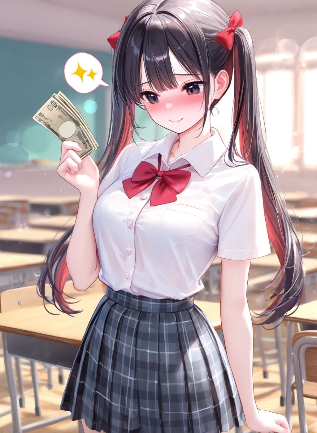 校内売春 学校でお小遣いを稼ぐ女子たち 画像1