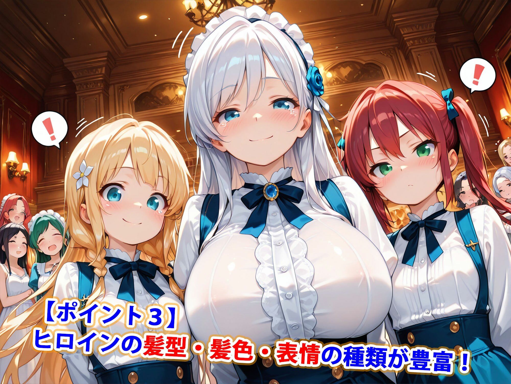 貴族令嬢ダンスパーティ乱交お見合い〜精液まみれイラマチオハードセックス婚〜（妊娠要素あり） 画像4