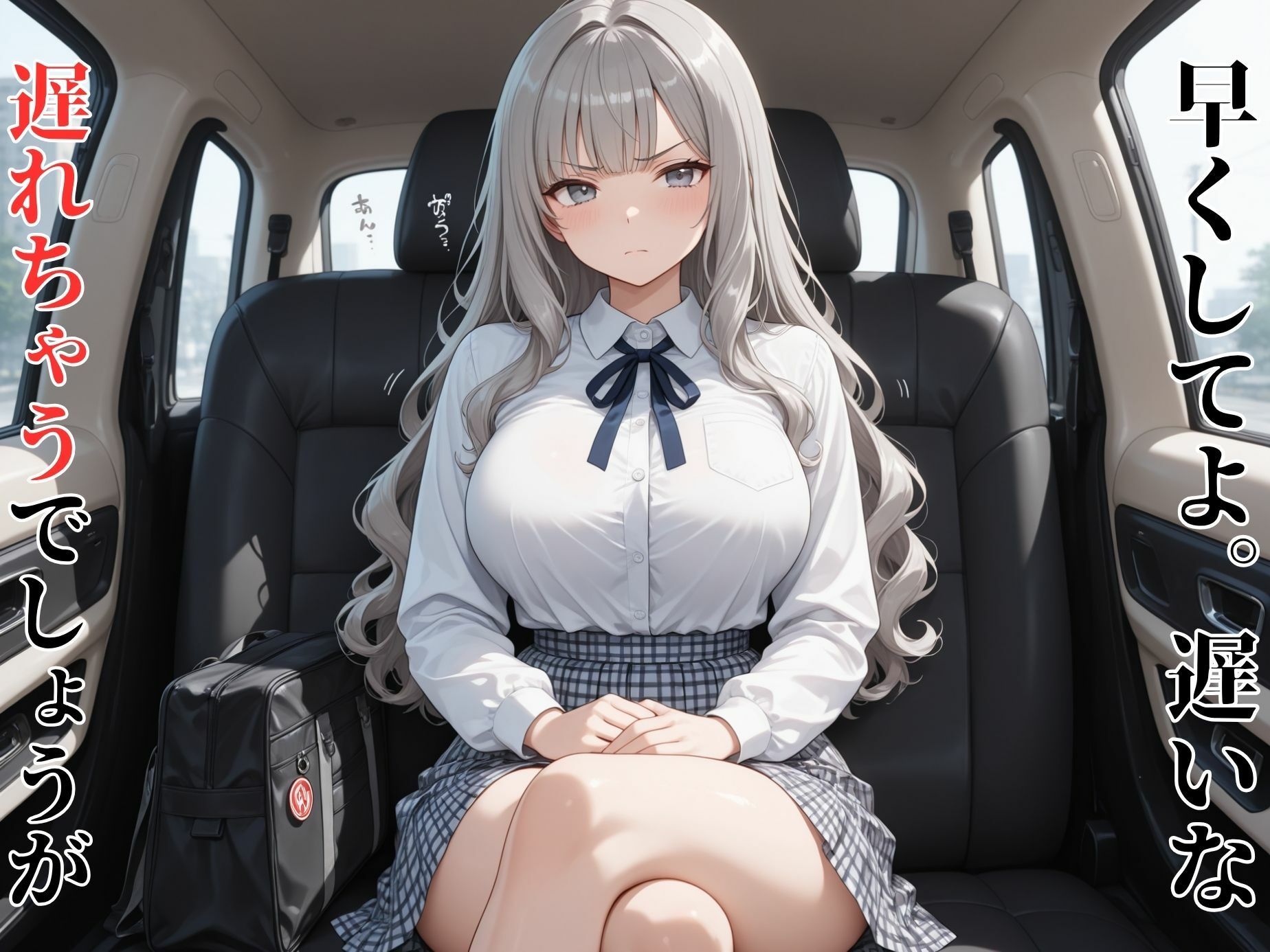 女子校生、タクシー運転手に拉致されレ●プ→快楽堕ち 画像1