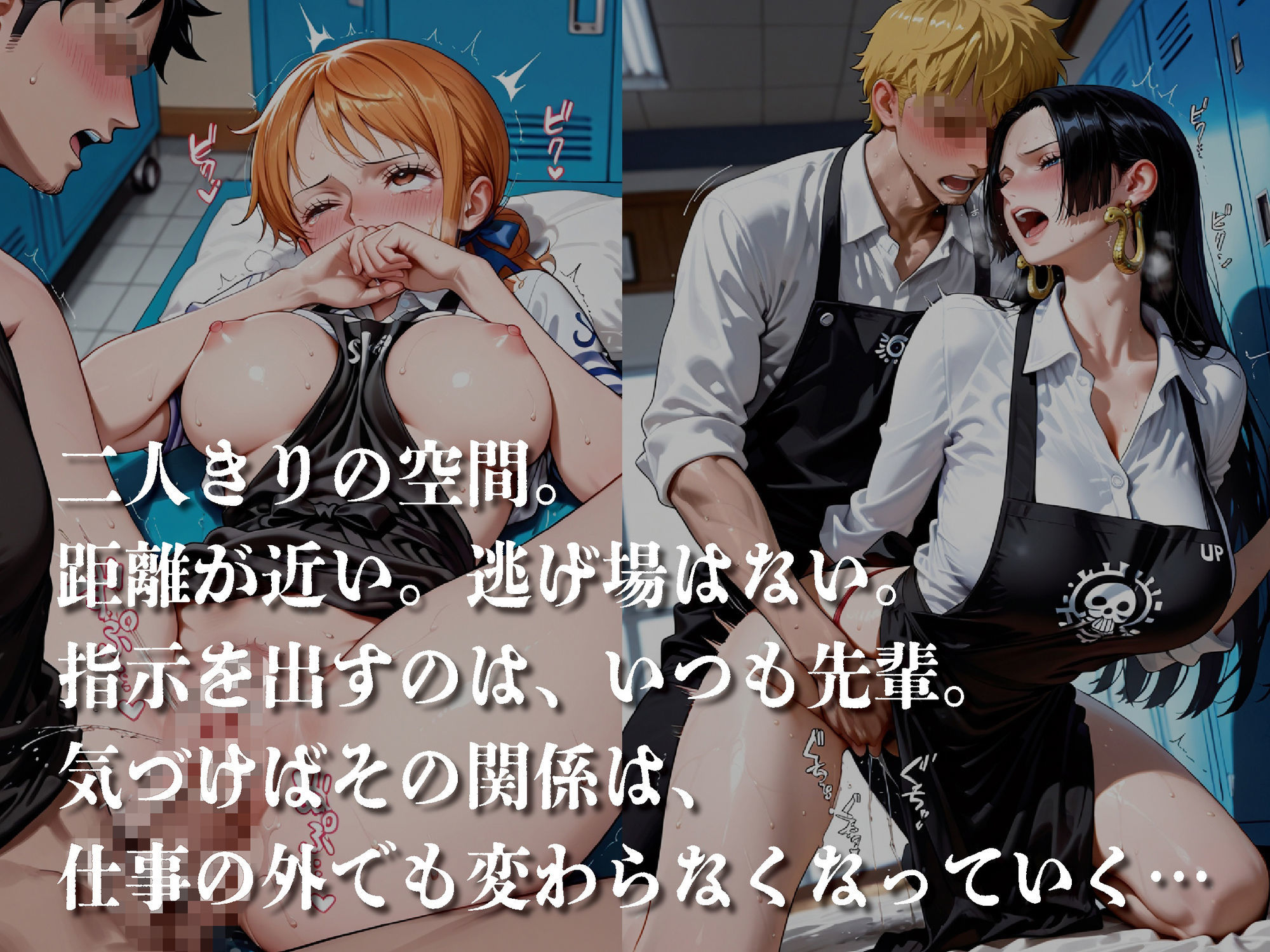 バイト先の先輩に完全に逆らえない夜【豪華CG500枚収録】 画像1