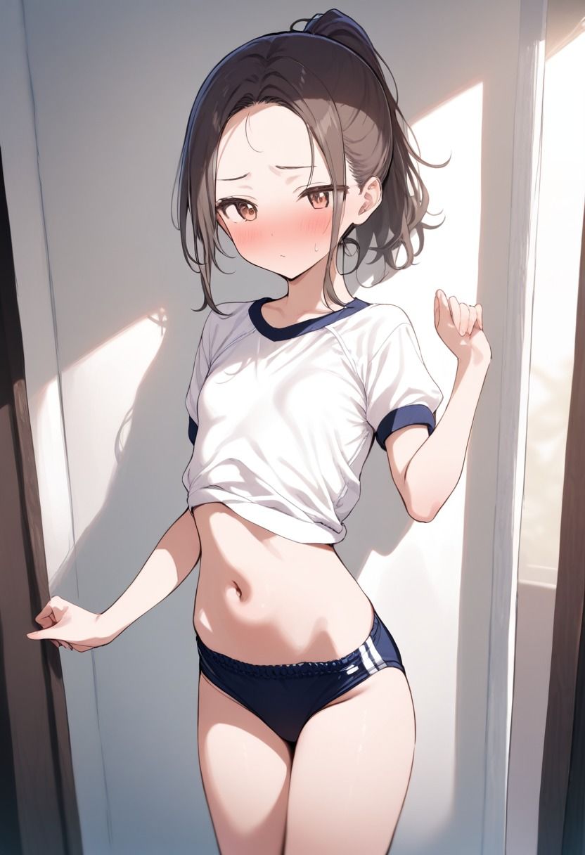 デコ出し貧乳女子生徒 学校編 サンプル画像 6